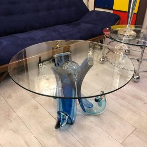 Ref : MT970 - Table basse en verre de Murano