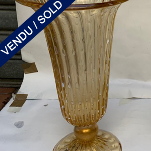 Ref : V333 - Vase en verre de Murano signé A.Donna - VENDU