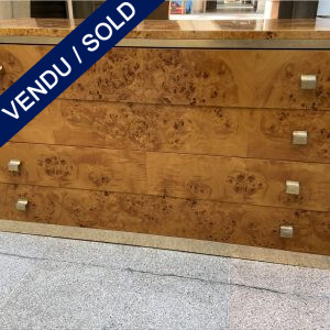 Ref : M277 - Chest with 4 drawers in amboina - Willy Rizzo