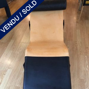 Ref : MC368 - LC4 chair - by Cassina - dressed by Louis Vuitton - SOLD