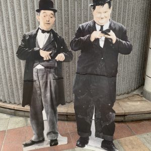 Ref : AD75 - Silhouettes Laurel et Hardy