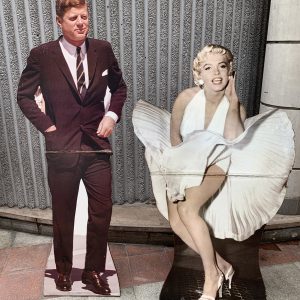 Ref : AD79 - Silhouettes Kennedy et Marilyn Monroe
