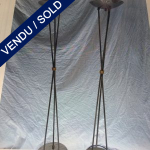 Ref : LL412 - Pair of standing lamps