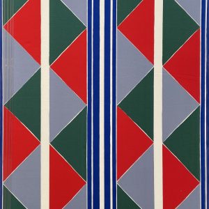 Ref : ADT054 - Sonia DELAUNAY - Arlequin - Sérigraphie sur tissu, signée