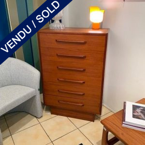 Ref : M258 - Commode 6 drawers years 50/60 - North american work.
