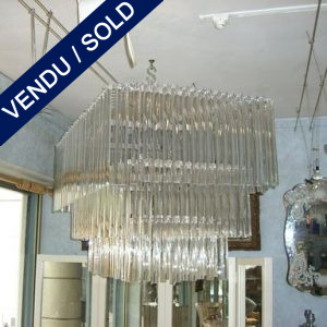 Large chandelier in glass of Murano - SOLD