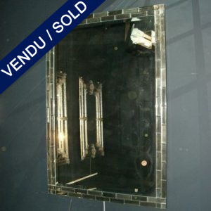 Mirror in glass of Murano - SOLD