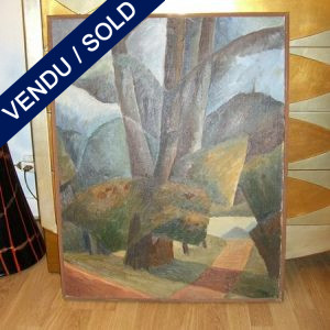 Ref : ADT005 - Russian painting signed by BATURIN, 1990s - SOLD