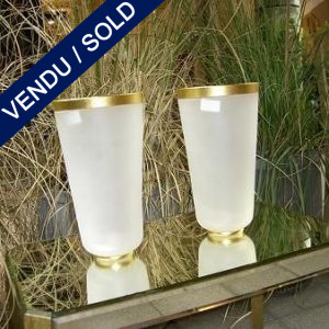 Set of vases in glass of Murano signed by "SEGUSO" - SOLD