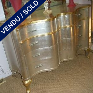 Commode - Silvered wood from 1940's - SOLD