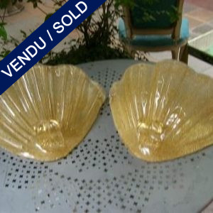 Gilded glass of Murano - SOLD