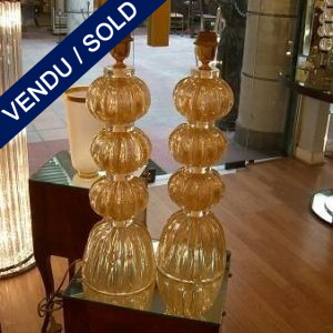 Gilded glass of Murano - SOLD