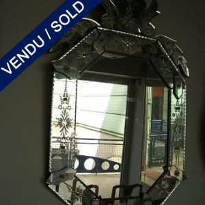 Venetian mirror 40's years - SOLD