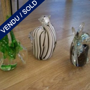 Glass of Murano Set of animals Year's 60 - SOLD