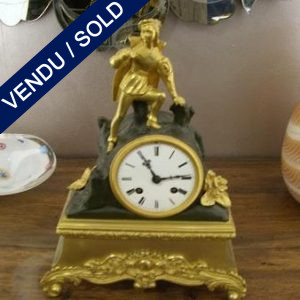 Gilt bronze clock XIXth Century - SOLD