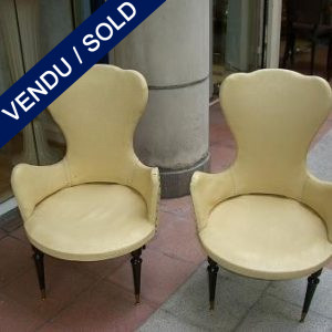 Paire de chaises années 50 - VENDU