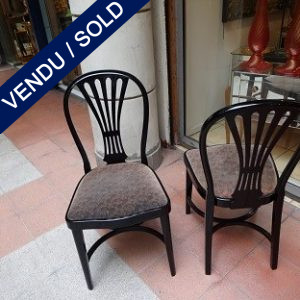 Ref : MC754 - Set of 4 chairs THONET - SOLD