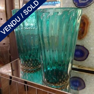 Ref : V267 - Paire verre de Murano - VENDU