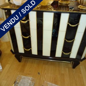 Commode 3 drawers, mirror - SOLD