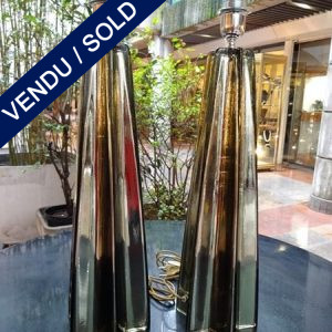 Ref : LL305 - Pair mirror and Murano - SOLD