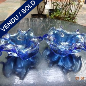 Ref AD61  - Pair of Murano signed TOSO - SOLD