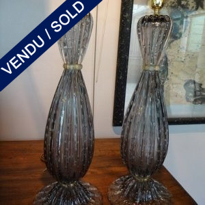 Ref : LL310  - Pair of Murano signed TOSO - SOLD