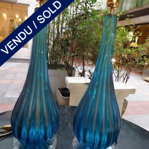 Ref : LL312 - Paire Murano signé TOSO - SOLD
