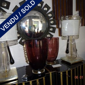 Set of Murano lamps Sold - VENDU