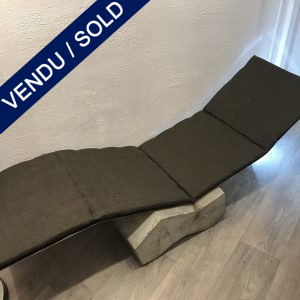 Ref : MC365 - Giovanni De Luci et Titi Sarassino – Très rare chaise longue Diapason - VENDU