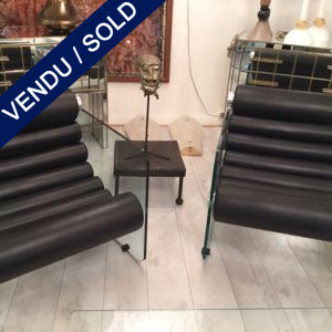 Ref : MC760 - Pair of armchairs " Fabio Lenci " - SOLD