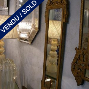 Mirror with frame in gilded wood. Beginning of XXth - SOLD