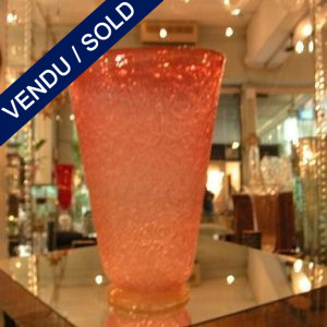 A vase in glass of Murano - SOLD