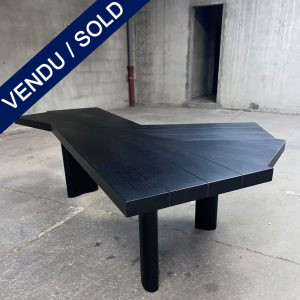 MT1000- Table ventaglio noire - Charlotte Perriand